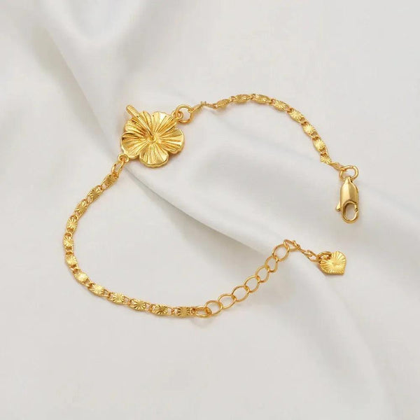 Hibiscus Flower Bracelet