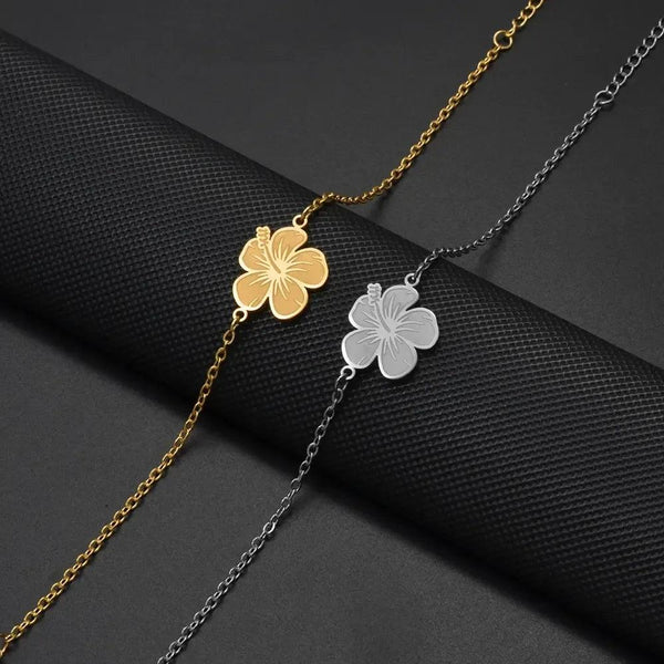 Hibiscus Flower Bracelet