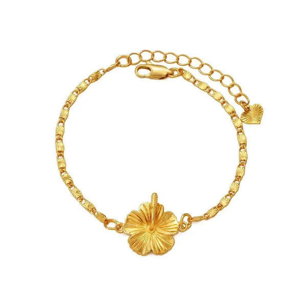 Hibiscus Flower Bracelet