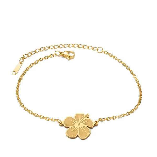 Hibiscus Flower Bracelet