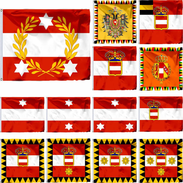 Historical Flags of Austria-Hungary - Austro-Hungarian Navy Flags - 150x150cm(5x5ft) - 90x90cm(3x3ft)