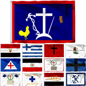 Historical Flags of Greece - 90x150cm(3x5ft) - 60x90cm(2x3ft)