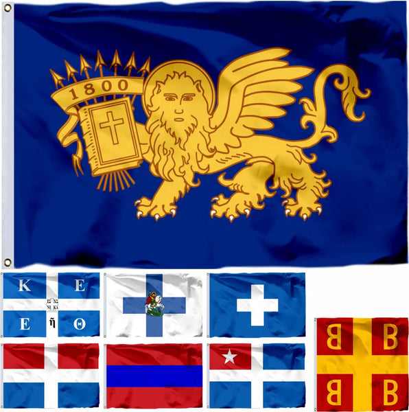 Historical Flags of Greece - 90x150cm(3x5ft) - 60x90cm(2x3ft)