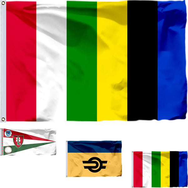 Historical Flags of Hungary - Hungarian Organization Flags - 90x150cm(3x5ft) - 60x90cm(2x3ft)