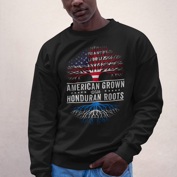 American Grown Honduran Roots Flag Sweatshirt
