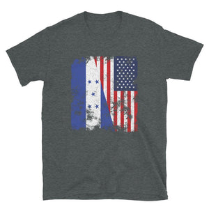 Honduras USA Flag - Half American T-Shirt