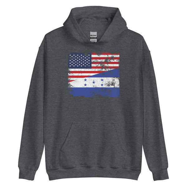 Honduras 1949-2022 USA Flag Hoodie