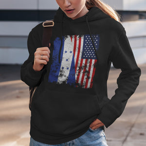 Honduras 1949-2022 USA Flag Hoodie