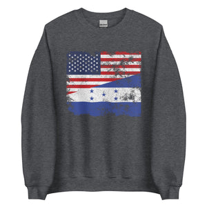 Honduras 1949-2022 USA Flag Sweatshirt