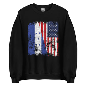 Honduras 1949-2022 USA Flag Sweatshirt
