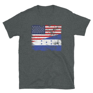 Honduras 1949-2022 USA Flag T-Shirt