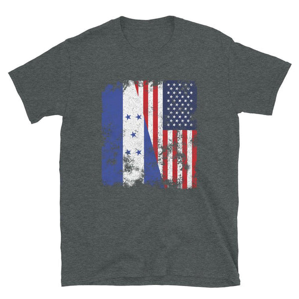 Honduras 1949-2022 USA Flag T-Shirt