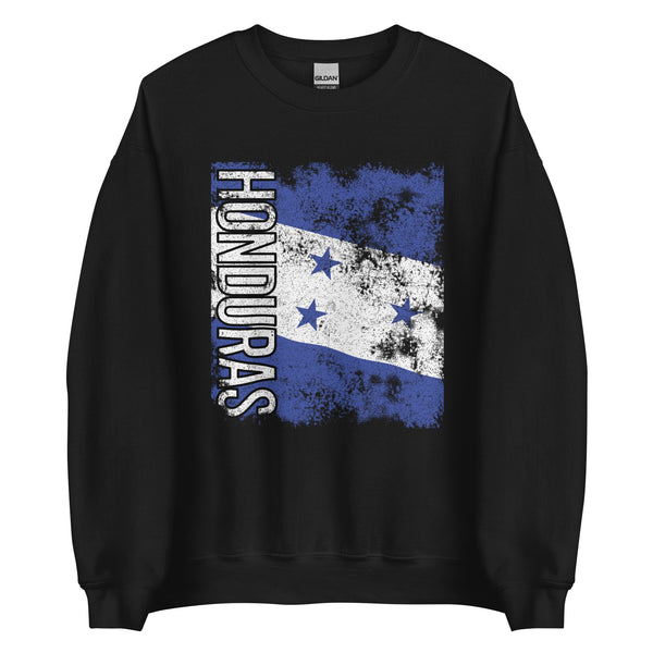 Honduras Flag - Distressed Flag Sweatshirt