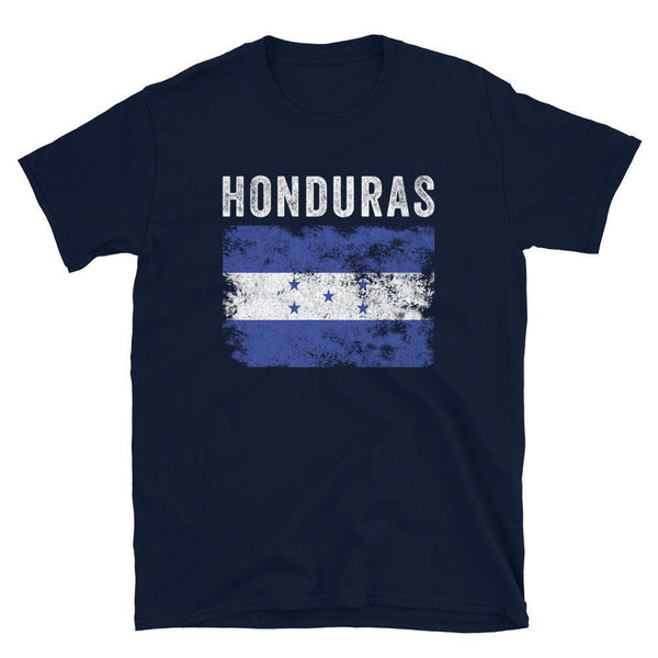 Honduras Flag Distressed - Honduran Flag T-Shirt