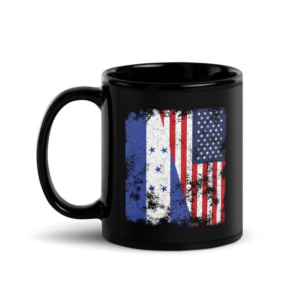 Honduras USA Flag - Half American Mug