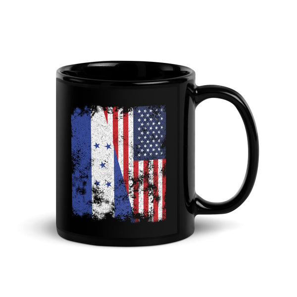 Honduras USA Flag - Half American Mug