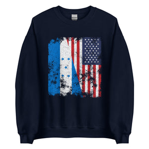 Honduras USA Flag Sweatshirt
