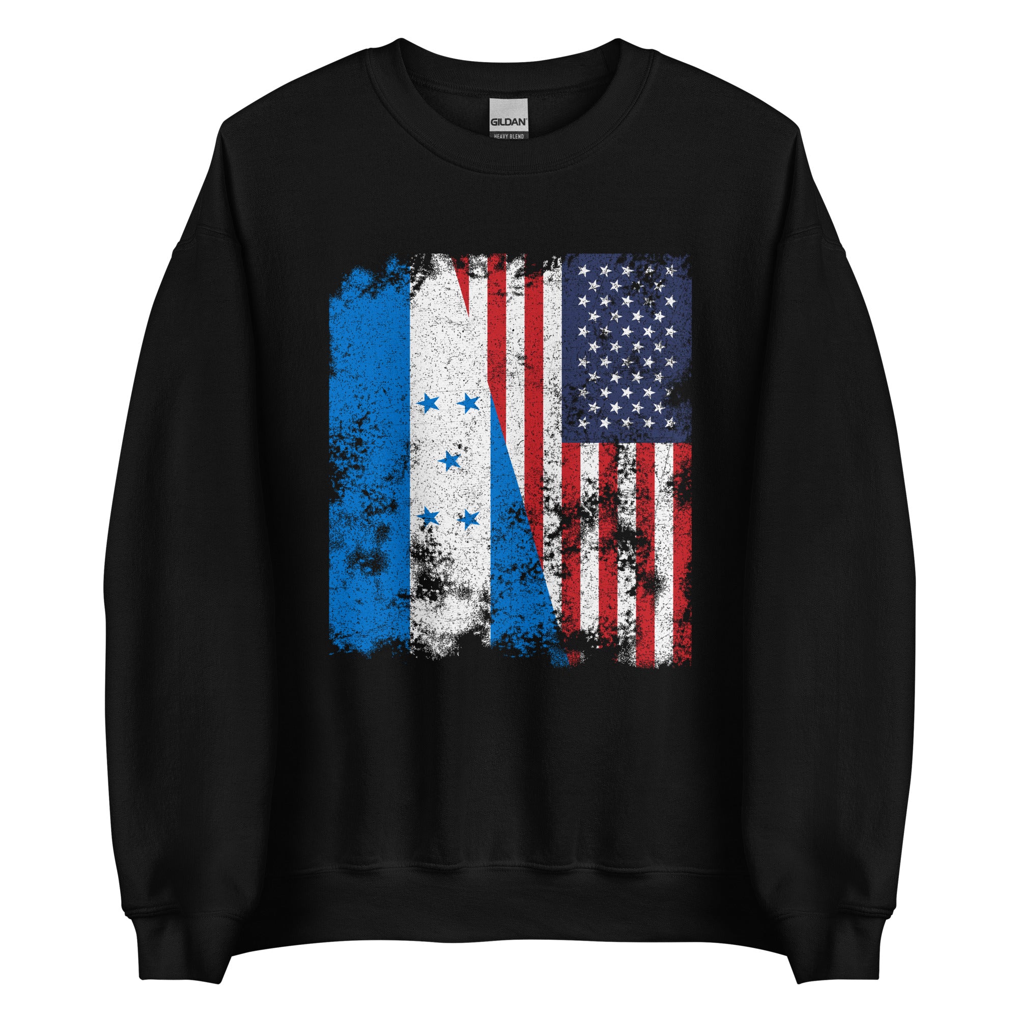 Honduras USA Flag Sweatshirt