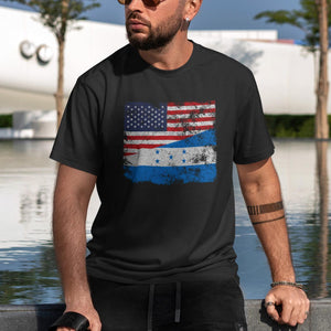 Honduras USA Flag T-Shirt