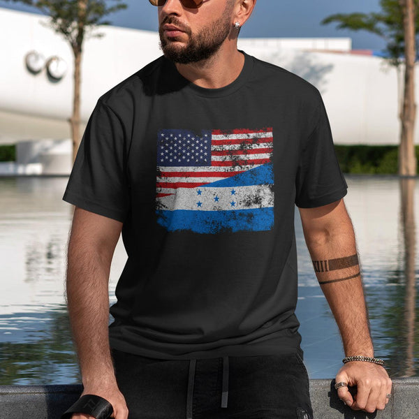 Honduras USA Flag T-Shirt