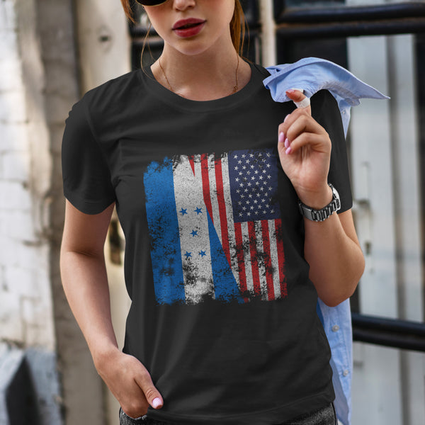 Honduras USA Flag T-Shirt
