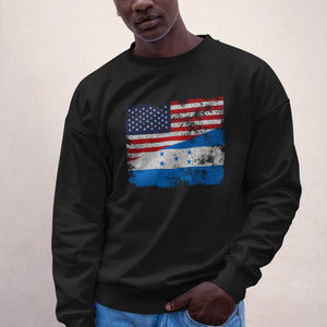 Honduras USA Flag Sweatshirt