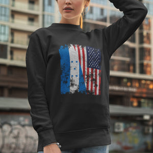 Honduras USA Flag Sweatshirt
