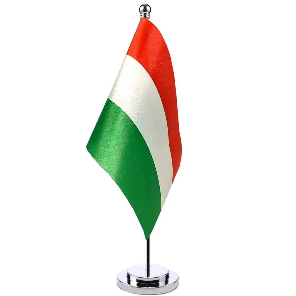 Hungary Desk Flag - Small Office Table Flag