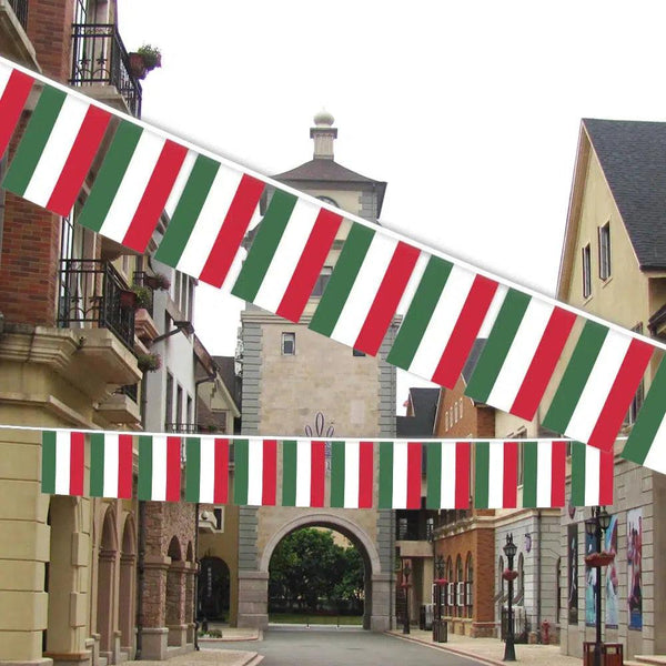 Hungary Flag Bunting Banner - 20Pcs