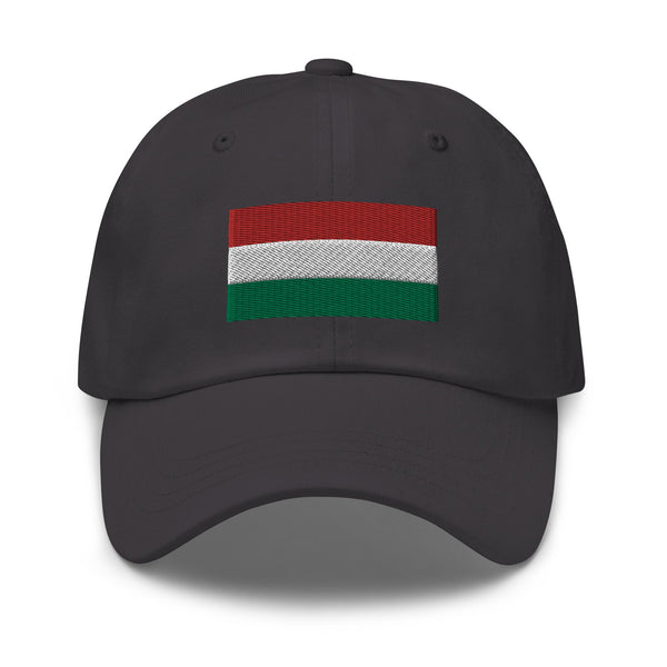 Hungary Flag Cap - Adjustable Embroidered Dad Hat