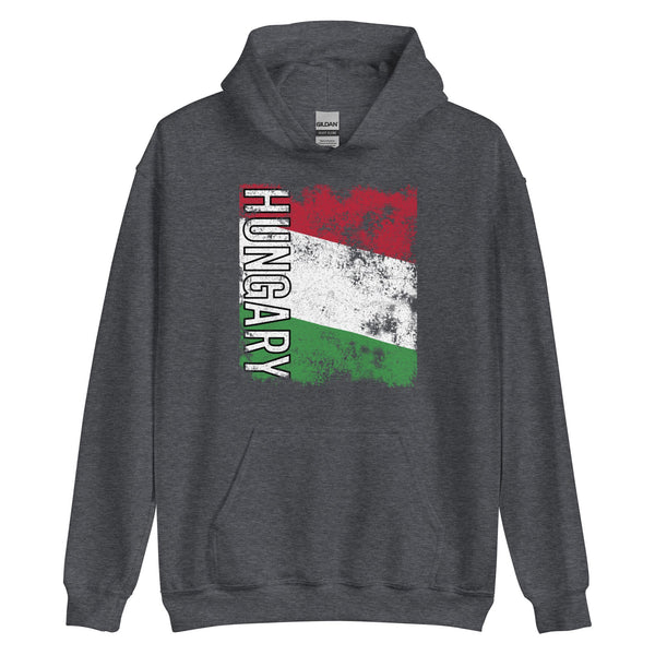 Hungary Flag - Distressed Flag Hoodie