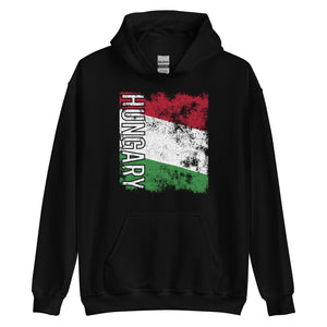 Hungary Flag - Distressed Flag Hoodie