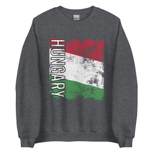 Hungary Flag - Distressed Flag Sweatshirt