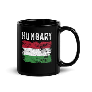 Hungary Flag Distressed - Hungarian Flag Mug