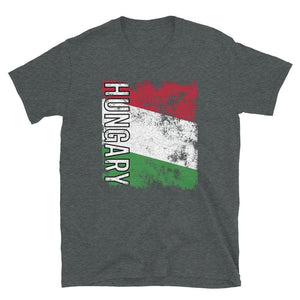 Hungary Flag Distressed T-Shirt