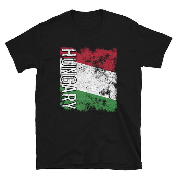 Hungary Flag Distressed T-Shirt