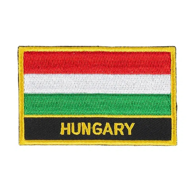 Hungary Flag Patch - Sew On/Iron On Patch