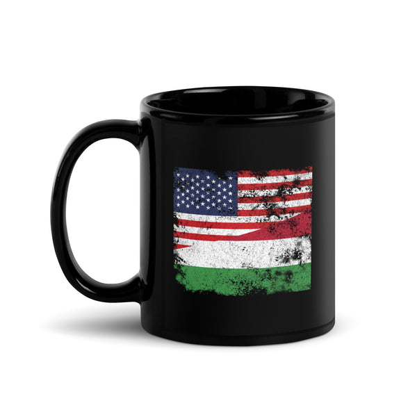 Hungary USA Flag Mug