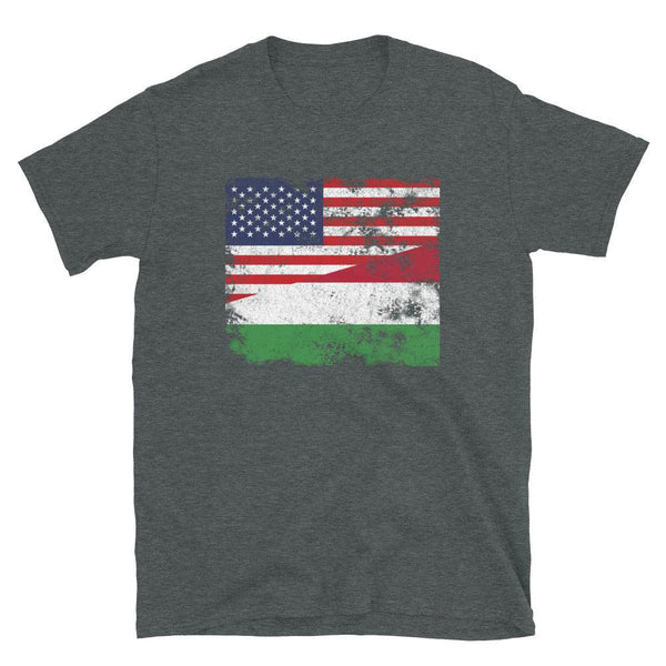 Hungary USA Flag T-Shirt