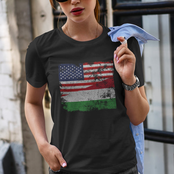 Hungary USA Flag T-Shirt