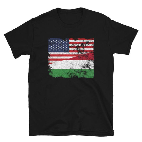Hungary USA Flag T-Shirt