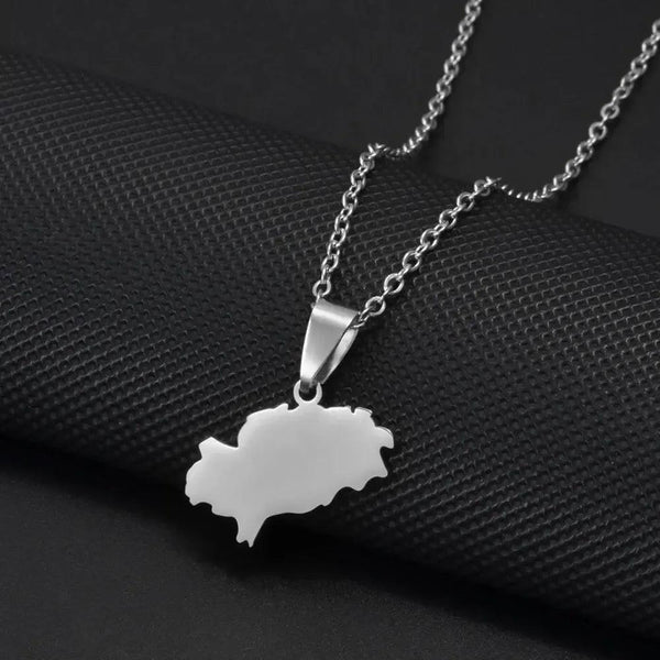 Ibiza Map Necklace