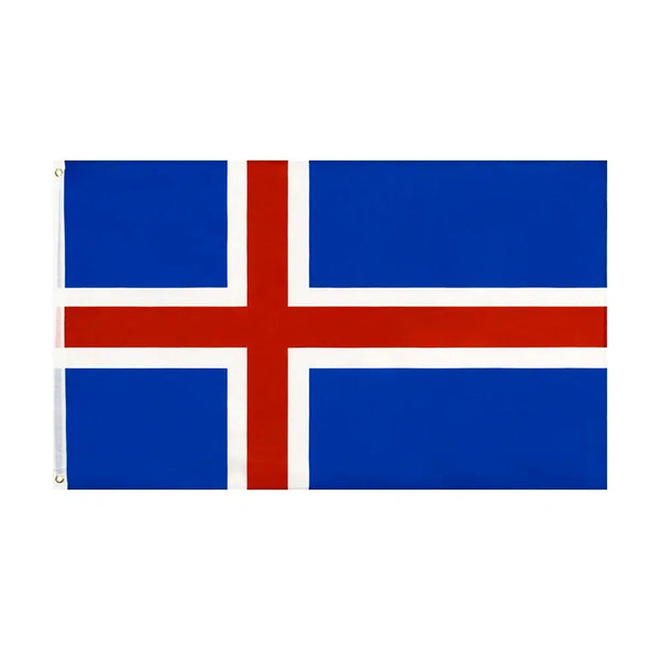 Iceland Flag - 90x150cm(3x5ft) - 60x90cm(2x3ft)