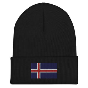 Iceland Flag Beanie - Embroidered Winter Hat