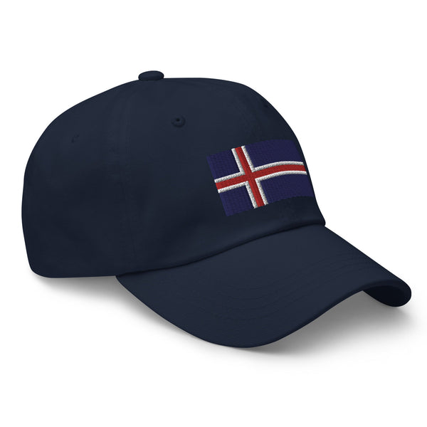 Iceland Flag Cap - Adjustable Embroidered Dad Hat