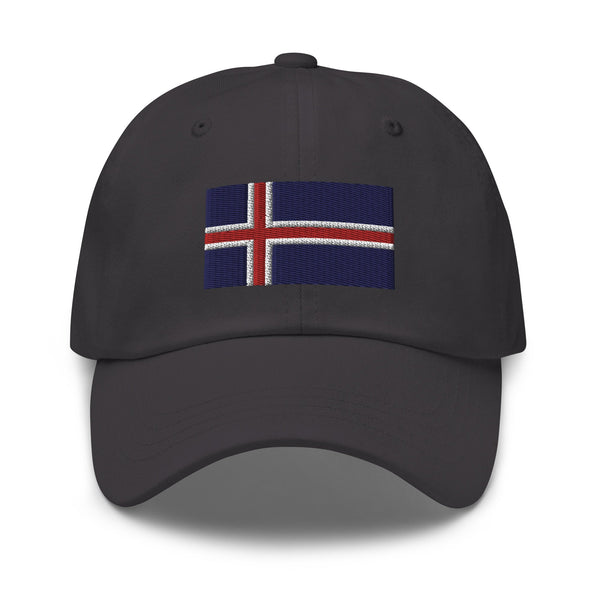 Iceland Flag Cap - Adjustable Embroidered Dad Hat