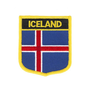 Iceland Flag Patch - Sew On/Iron On Patch