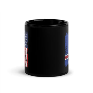 Iceland USA Flag - Half American Mug