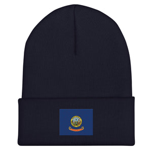 Idaho State Flag Beanie - Embroidered Winter Hat