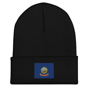 Idaho State Flag Beanie - Embroidered Winter Hat